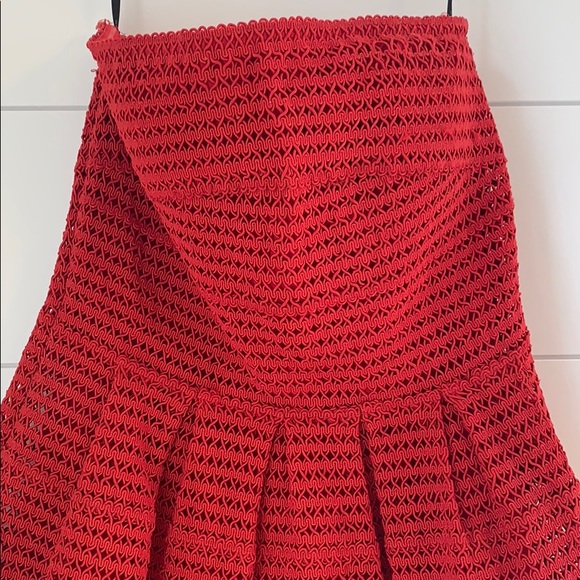 Forever 21 RED Strapless dress, size Medium - Picture 3 of 6